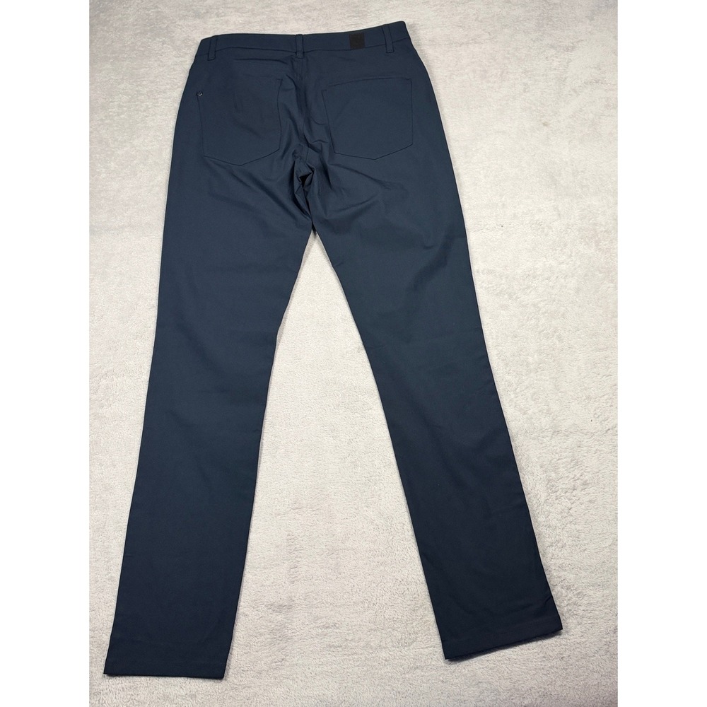 Vuori Meta Pants Mens 30 Navy Blue Technical Performance 5-Pocket Trousers V430 - Picture 9 of 11